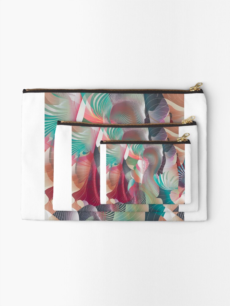 Thumbnail 2 of 4, Zipper Pouch, Ethereal Sublimation Pattern designed and sold by Printtplus.