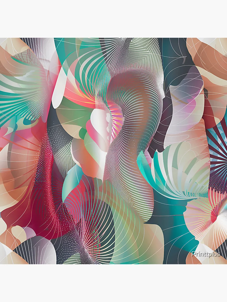 Thumbnail 4 of 4, Clock, Ethereal Sublimation Pattern designed and sold by Printtplus.