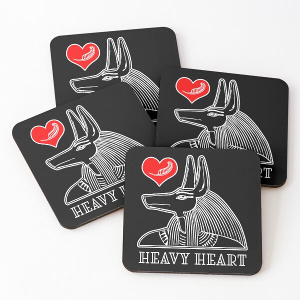 Item preview, ANUBIS. HEAVY HEART. BLACK BACKGROUND. designed and sold by 5hertz.