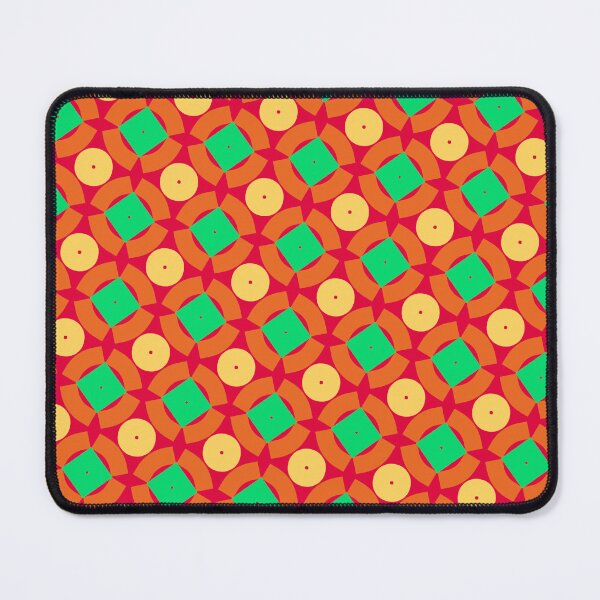 Item preview, Bright Colorful Geometry Shapes Red Forever Seamless Pattern designed and sold by Alchemy-A-La-G.