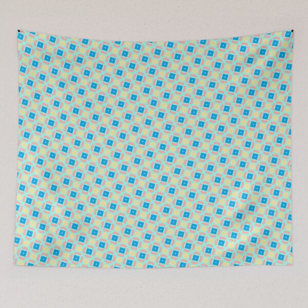 Item preview, Pastel Colorful Geometry Shapes Mint Forever Seamless Pattern designed and sold by Alchemy-A-La-G.
