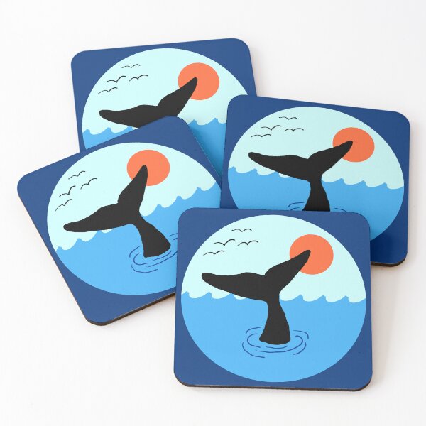 Item preview, Whale Tail Silhouette in the Ocean designed and sold by CoastalCaptures.