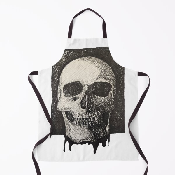 Item preview, Crosshatched Ink Skull  designed and sold by Noah357.