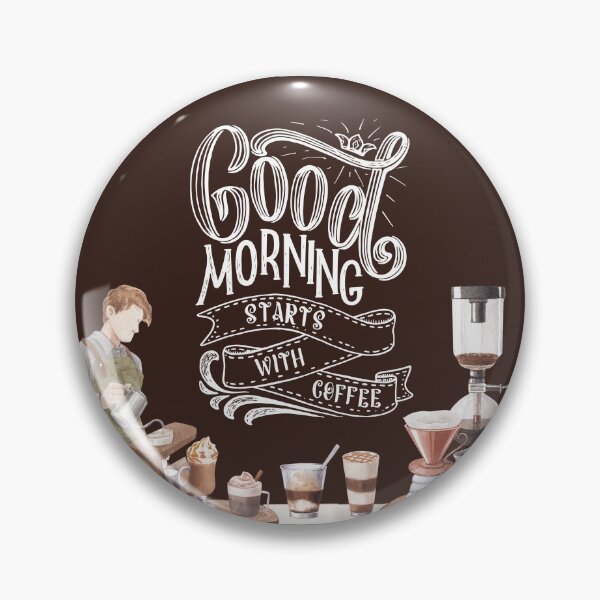Item preview, Good Morning Starts with Coffee! designed and sold by TidyKitchenInc.