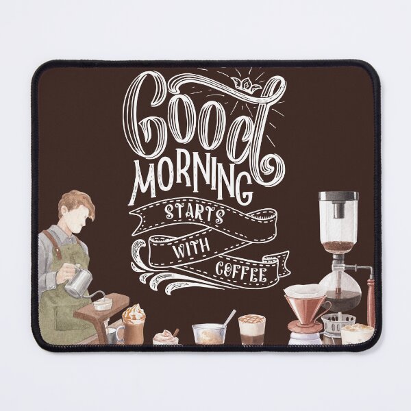 Item preview, Good Morning Starts with Coffee! designed and sold by TidyKitchenInc.