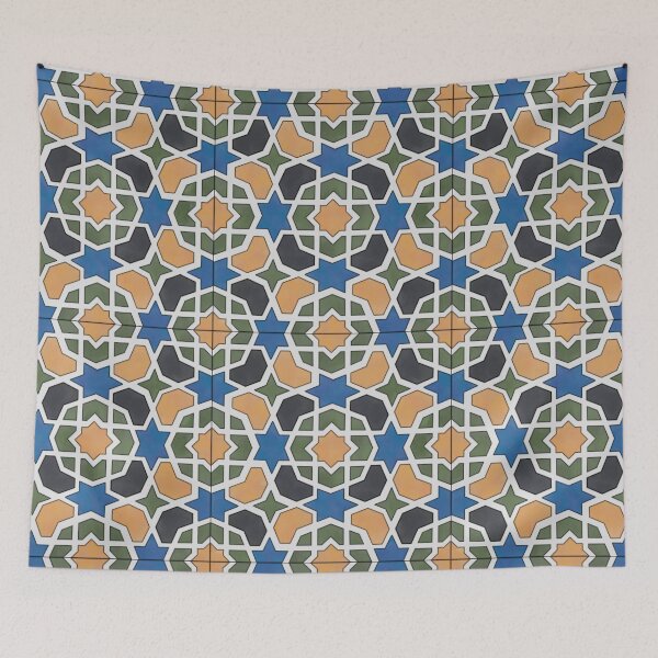 Item preview, Alhambra Geometric Tile Reproduction designed and sold by MadeByGeeClowes.