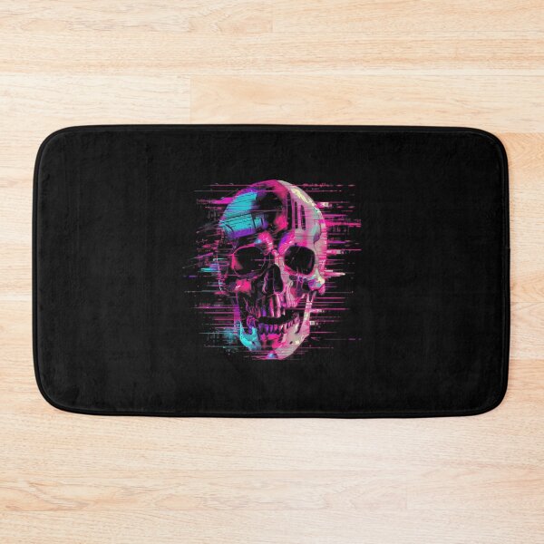 Item preview, Glitching skull designed and sold by GlitchGrotesque.