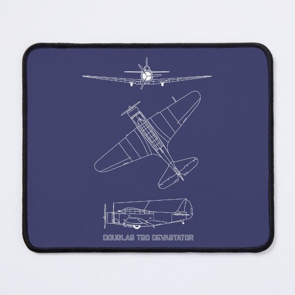 Item preview, Douglas TBD Devastator American WW2 Torpedo Bomber Blueprints Diagrams designed and sold by MilitaryMart.