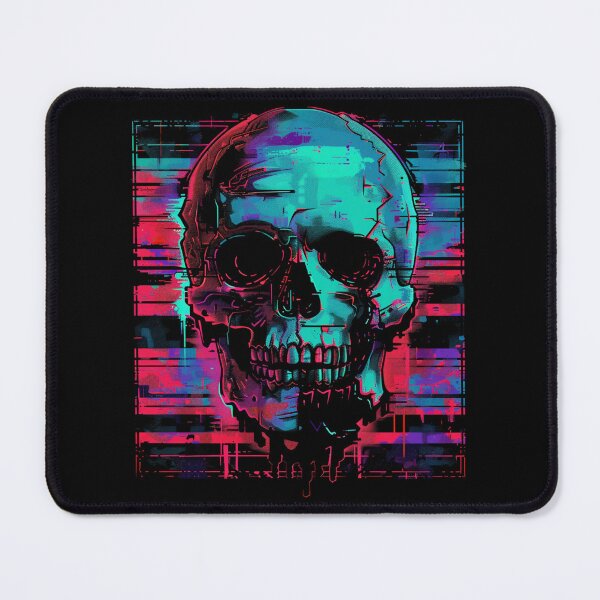 Item preview, Glitching skull designed and sold by GlitchGrotesque.