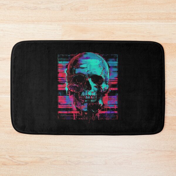 Item preview, Glitching skull designed and sold by GlitchGrotesque.
