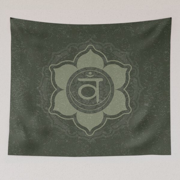 Item preview, Sacral Chakra Mandala - Pine + Sage designed and sold by Irene Estelle.