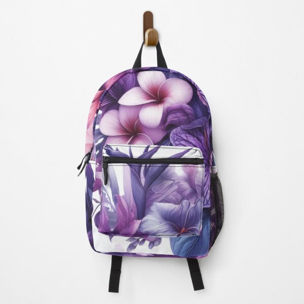 Item preview,  Hawaiian Tropical Floral  Seamless Pattern, watercolor,  purple designed and sold by asbno19.