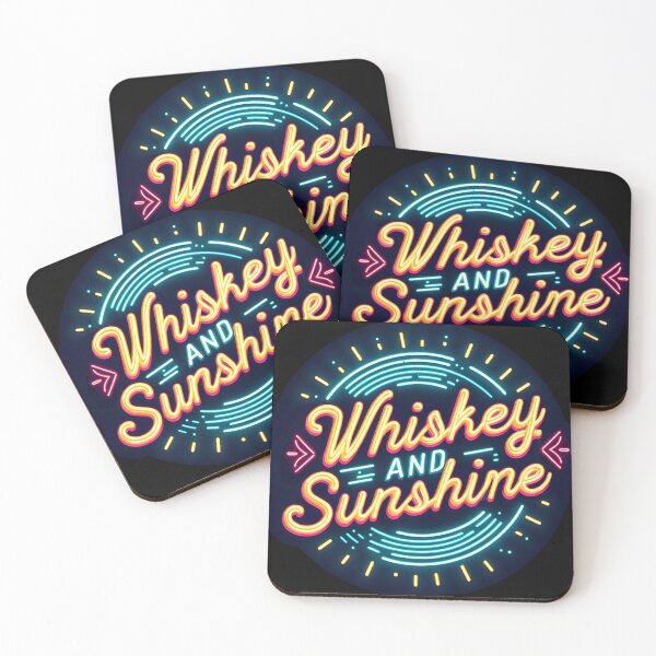 Item preview, Whiskey and Sunshine, typography, retro designed and sold by maxmaj.