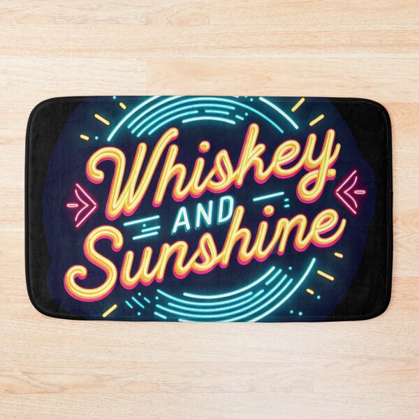 Item preview, Whiskey and Sunshine, typography, retro designed and sold by maxmaj.
