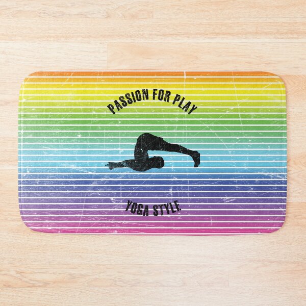Item preview, Black silhouette of a man practicing yoga on his back designed and sold by HarridanCreates.