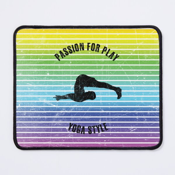 Item preview, Black silhouette of a man practicing yoga on his back designed and sold by HarridanCreates.