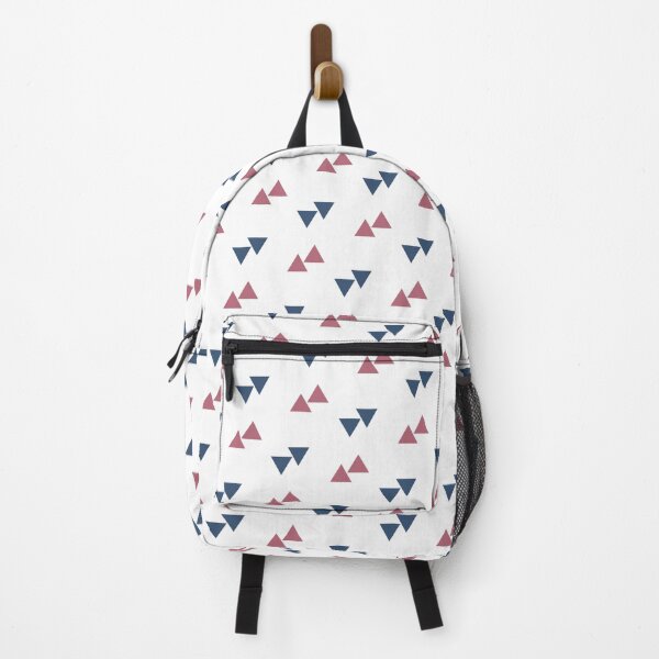 Item preview, Blue & Red Triangle Arrows White Seamless Prolific Pattern designed and sold by Alchemy-A-La-G.