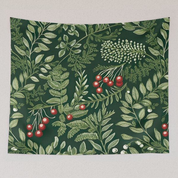 Item preview, Cottagecore Botanical Floral Herbs Plants Berries Pressed Flowers designed and sold by fluffstuffgifts.