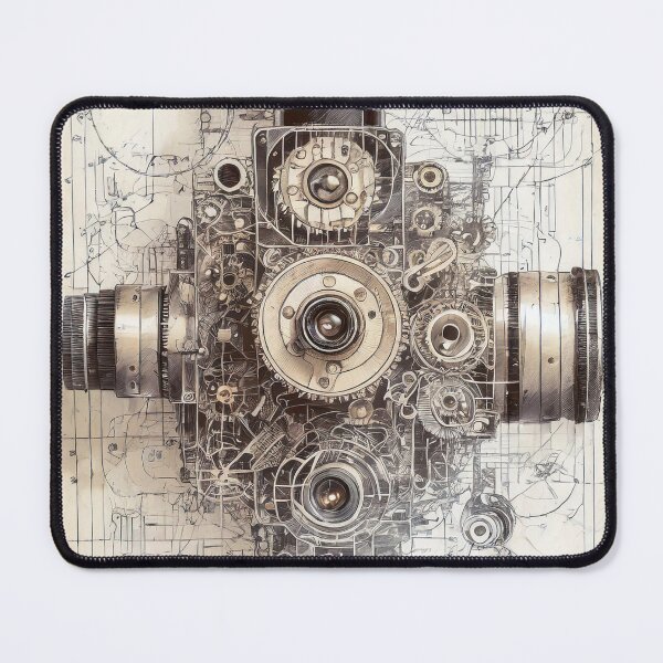 Item preview, Retro-Future Blueprint: Unveiling Tomorrow's Past designed and sold by drawbey.