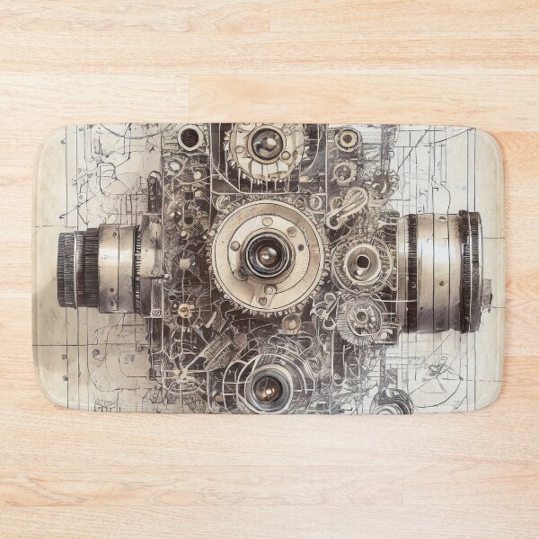 Item preview, Retro-Future Blueprint: Unveiling Tomorrow's Past designed and sold by drawbey.