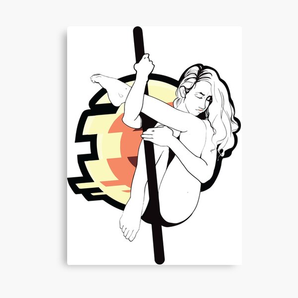 Item preview, A Abstract Aesthetic Pole Dancer Sticker designed and sold by Soratern.