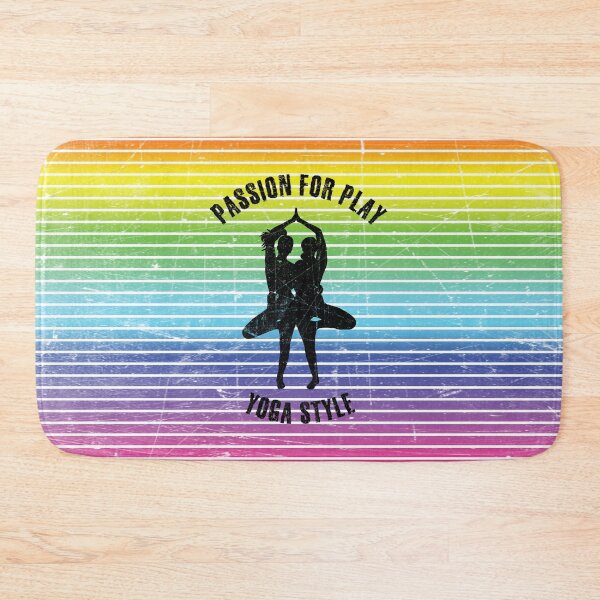 Item preview, Black silhouettes of two women practicing yoga designed and sold by HarridanCreates.