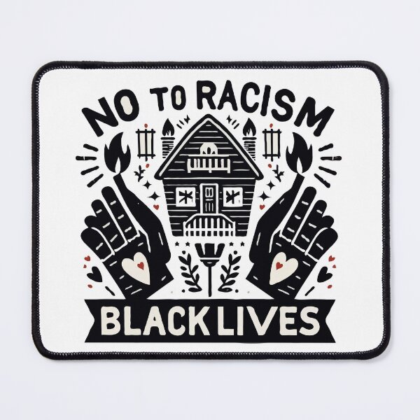 Item preview, no to racism black lives designed and sold by TshirtTalkYou.