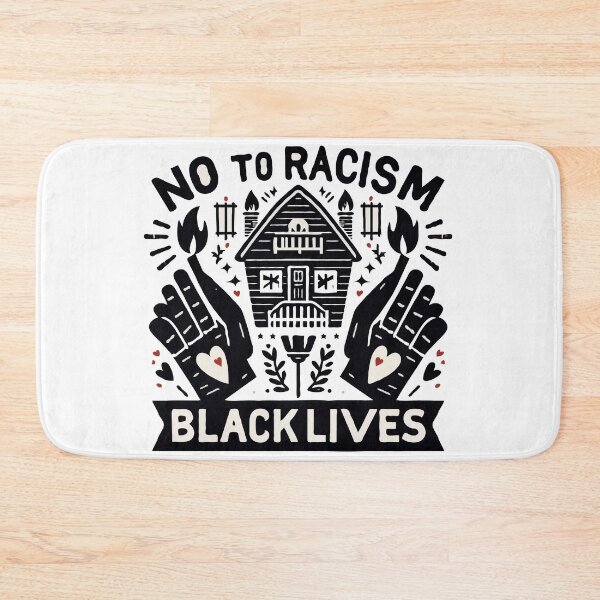 Item preview, no to racism black lives designed and sold by TshirtTalkYou.