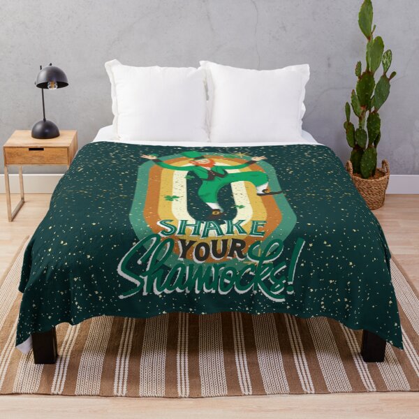 Item preview, Colorful Unisex Shake Your Shamrocks St Patricks Day Dancing Leprechaun Trendy Slogan Gift Idea designed and sold by EYE ILLUSTRATE GRAPHICS.