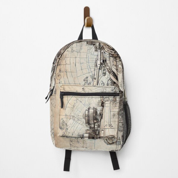 Item preview, Retro-Future Blueprint: Unveiling Tomorrow's Past designed and sold by drawbey.