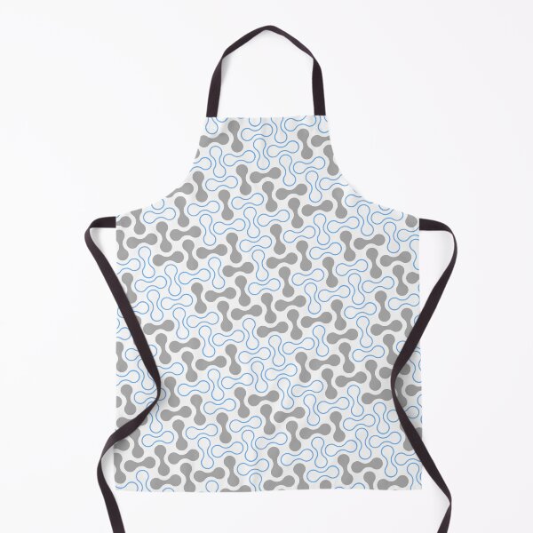 Item preview, Blue & Grey Double Bubble Blob Seamless Prolific Pattern designed and sold by Alchemy-A-La-G.