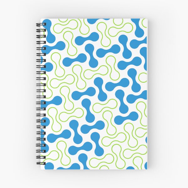 Item preview, Blue & Green Double Bubble Blob Seamless Prolific Pattern designed and sold by Alchemy-A-La-G.