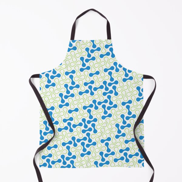 Item preview, Blue & Green Double Bubble Blob Seamless Prolific Pattern designed and sold by Alchemy-A-La-G.