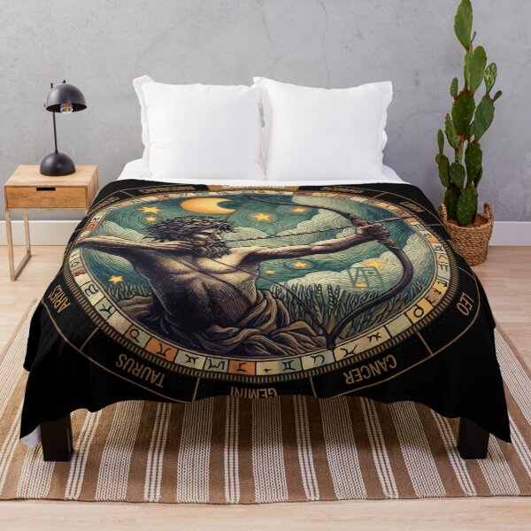 Item preview, ZODIAC Sagittarius - Astrological SAGITTARIUS - SAGITTARIUS - ZODIAC sign - Van Gogh style - 1 designed and sold by ArtProjectShop.