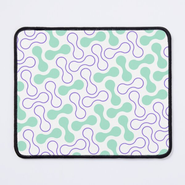 Item preview, Purple & Green Double Bubble Blob Seamless Prolific Pattern designed and sold by Alchemy-A-La-G.
