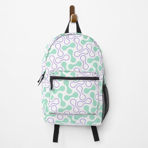 Item preview, Purple & Green Double Bubble Blob Seamless Prolific Pattern designed and sold by Alchemy-A-La-G.