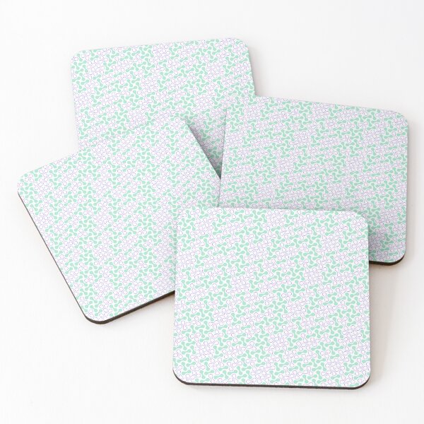 Item preview, Purple & Green Double Bubble Blob Seamless Prolific Pattern designed and sold by Alchemy-A-La-G.