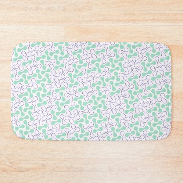 Item preview, Purple & Green Double Bubble Blob Seamless Prolific Pattern designed and sold by Alchemy-A-La-G.