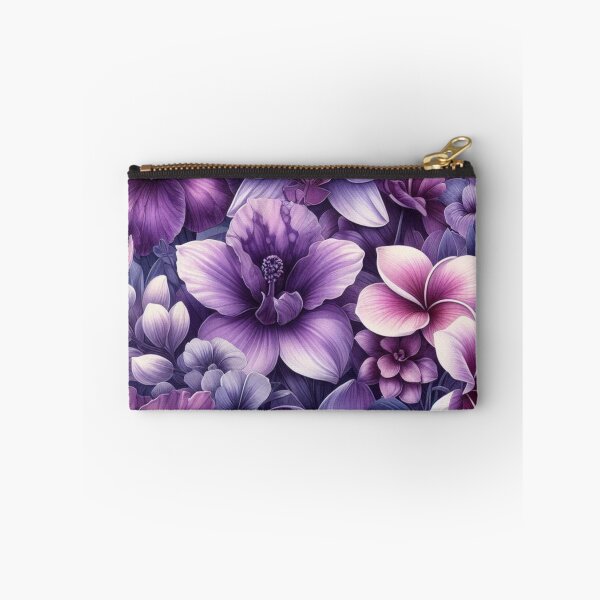 Item preview, Hawaiian Tropical Floral  Seamless Pattern, watercolor,  purple designed and sold by asbno19.