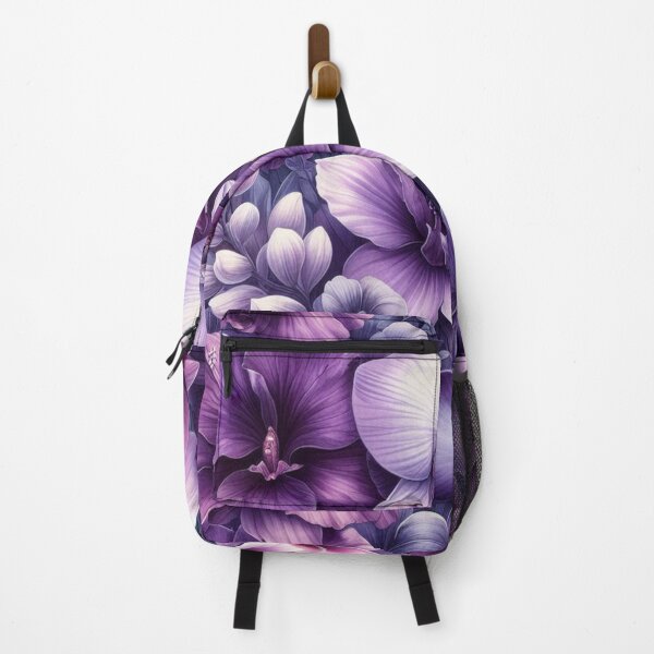 Item preview, Hawaiian Tropical Floral  Seamless Pattern, watercolor,  purple designed and sold by asbno19.