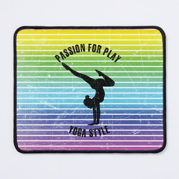Item preview, Black silhouette of a woman standing on her hands and practicing yoga designed and sold by HarridanCreates.