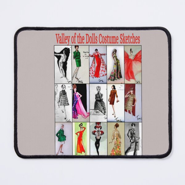 Item preview, Valley of the Dolls Costume Sketches By Travilla - Costume Design designed and sold by CMooreWorx.