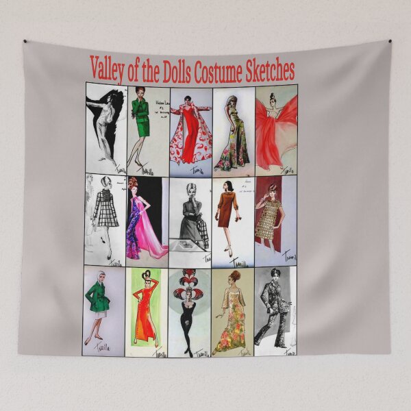 Item preview, Valley of the Dolls Costume Sketches By Travilla - Costume Design designed and sold by CMooreWorx.