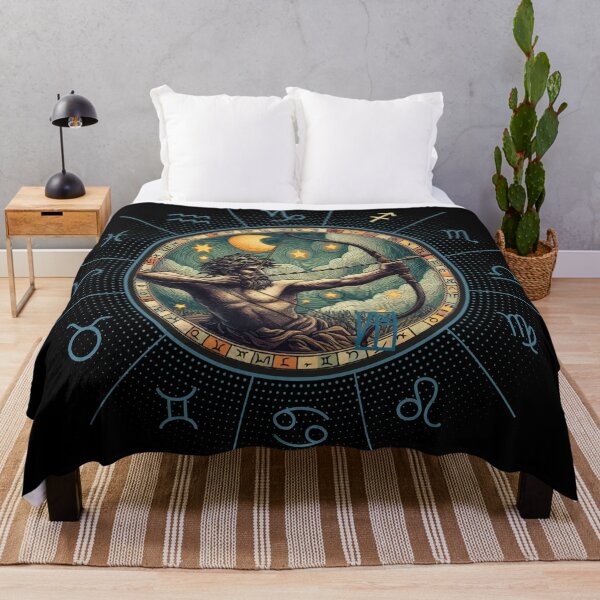 Item preview, ZODIAC Sagittarius - Astrological SAGITTARIUS - SAGITTARIUS - ZODIAC sign - Van Gogh style - 3 designed and sold by ArtProjectShop.
