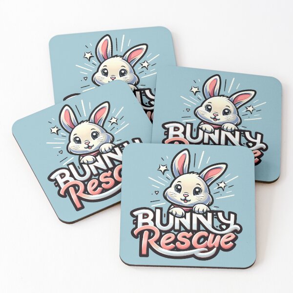 Item preview, Bunny Rescue, typography designed and sold by maxmaj.
