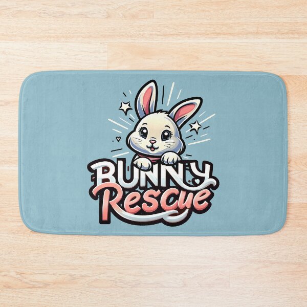 Item preview, Bunny Rescue, typography designed and sold by maxmaj.