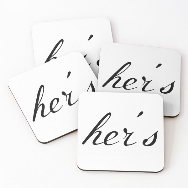 Item preview, Her's (black lettering) designed and sold by AtheistBishop.