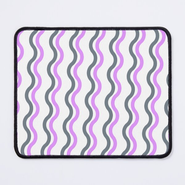Item preview, Purple & Grey Double Wave Line Seamless Prolific Pattern designed and sold by Alchemy-A-La-G.