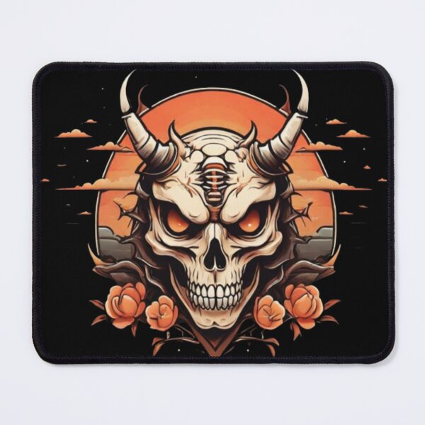 Item preview, Peachy Unique Retro Sunset Skull Design designed and sold by AYACHI90.
