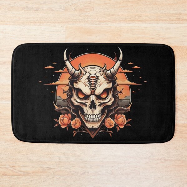 Item preview, Peachy Unique Retro Sunset Skull Design designed and sold by AYACHI90.